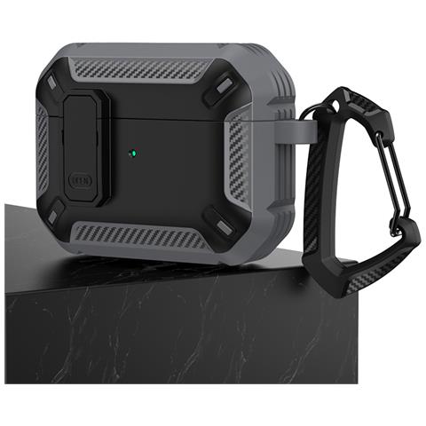 Custodia Protettiva Per Airpods Pro Black+grey - Foto 1