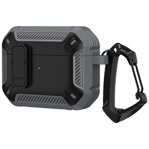 Custodia Protettiva Per Airpods Pro Black+grey - Foto 2