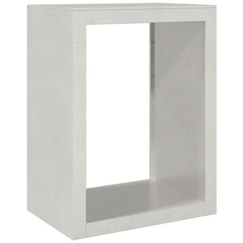 Rastrelliera per Legna da Ardere 60x40x80 cm in Acciaio Inox - Foto 1