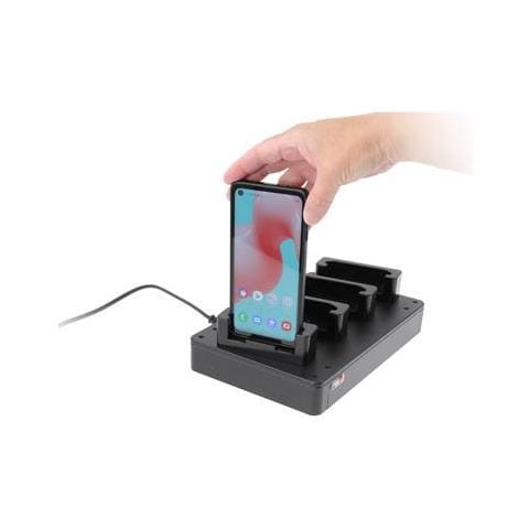 216127 Organizzatore Per Stazioni Di Carica Da Tavolo Plastica Nero - Foto 3