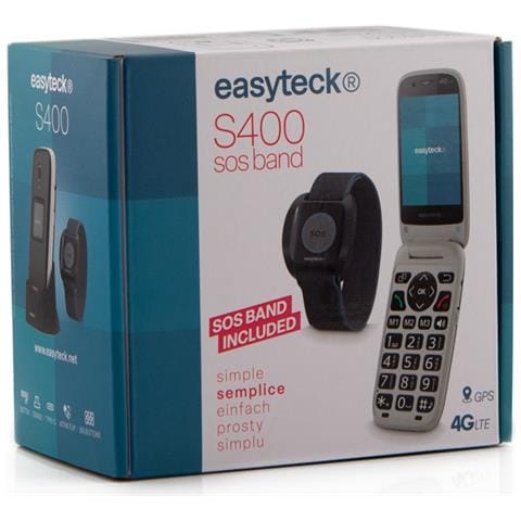 Telefono Cellulare Senior S400 4G VoLTE con SOS band incluso | Nero - Foto 4