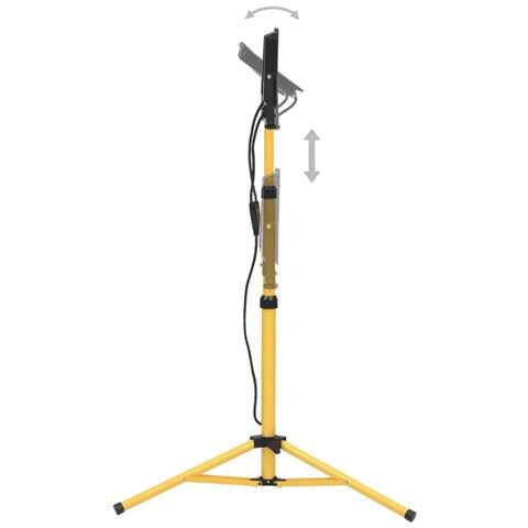 Faretto A Led Con Treppiede 2x100 W Bianco Freddo - Foto 3