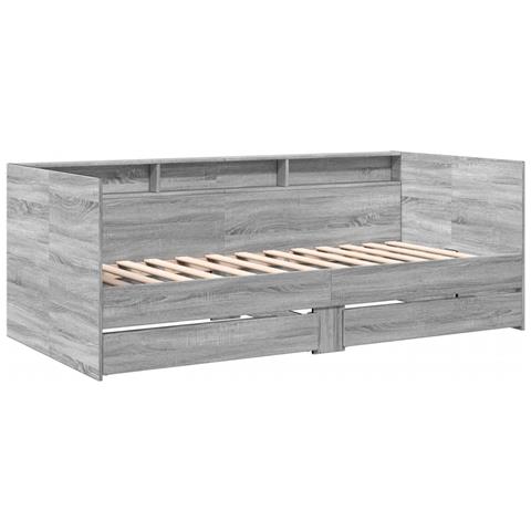 Divano Letto Con Cassetti Senza Materasso 75x190 Cm - Foto 3