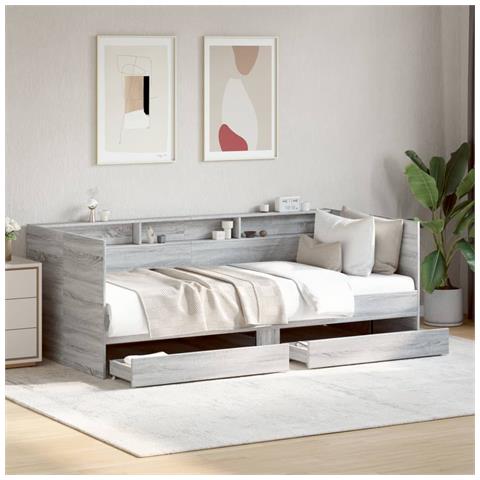 Divano Letto Con Cassetti Senza Materasso 75x190 Cm - Foto 1