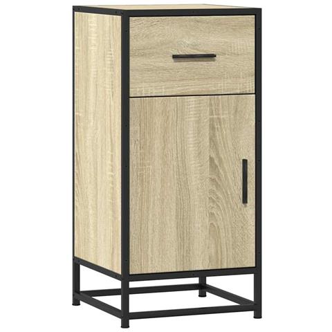 Credenza Rovere Sonoma 35,5x35x76 Cm In Truciolato - Foto 2