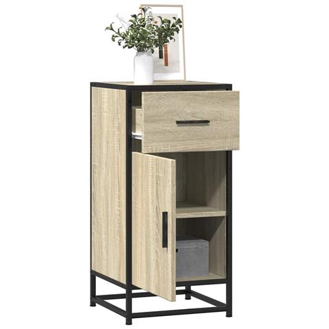 Credenza Rovere Sonoma 35,5x35x76 Cm In Truciolato - Foto 1
