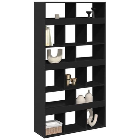 Divisorio Stanza Nero 100x33x187,5 Cm In Truciolato - Foto 3