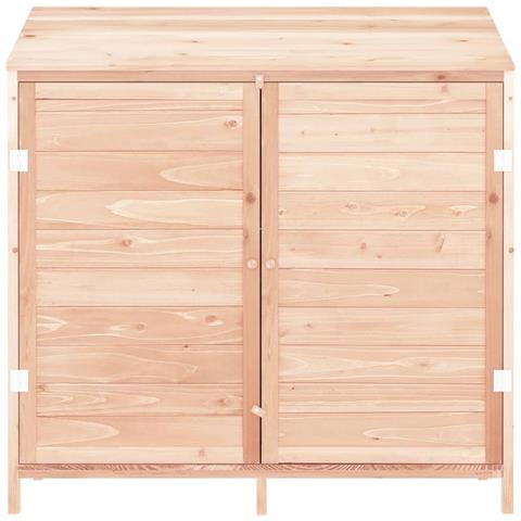 Capanno Da Giardino 102x52x112 Cm In Legno Massello Di Abete - Foto 2