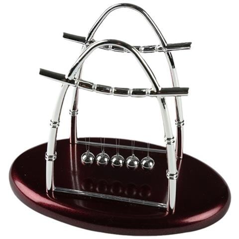 Palline Di Equilibrio Del Pendolo Di Newton - Giocattolo Di Fisica Dell'energia Cinetica - Foto 2