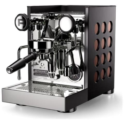Macchina da Caffè Espresso Semi Automatica RE502B1C11 Serbatoio 1.8 Lt. Potenza 1200 Watt Colore Nero Rame Acciaio Inox - Foto 2