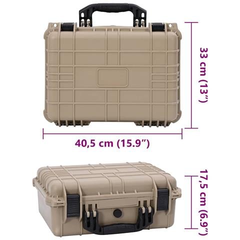 Custodia Rigida Protettiva Sabbia 40.5x33x17.5 cm - Foto 8