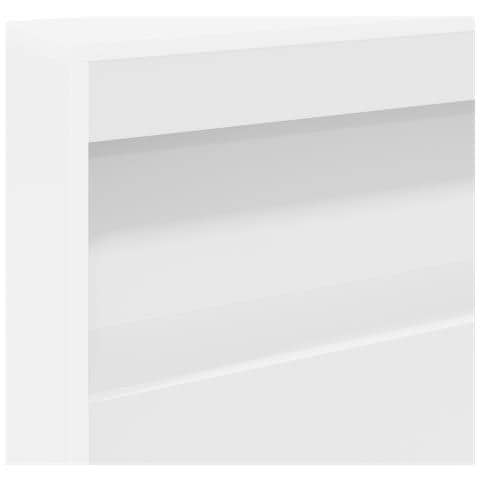 Letto a scaffale bianco 180x200 cm in legno ingegnerizzato - Foto 9