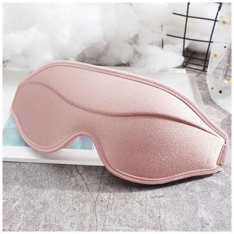 Mascherina Per Dormire 3d - Comfort E Oscurità Totale Per Un Riposo Ottimale Pink - Foto 3