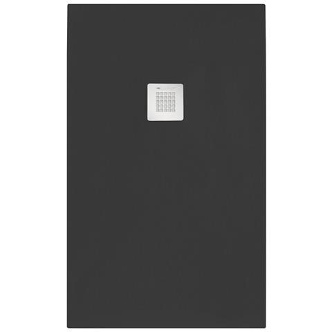 Piatto Doccia Rettangolare 70x80 Cm Effetto Pietra Marmoresina Stone Nero Grafite Francia - Foto 1