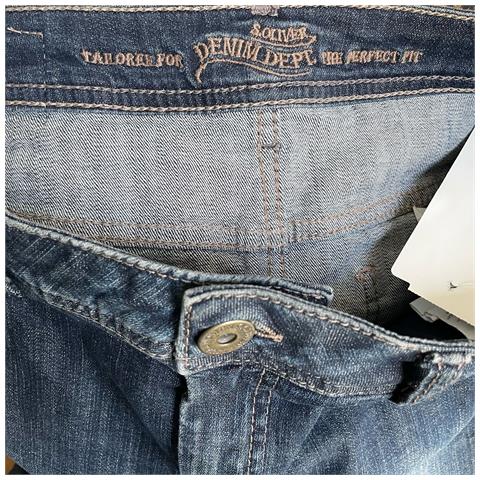 Gonna Mini Elegante Comoda Corta In Jeans Denim Blu Navy Taglia 38 - Foto 2