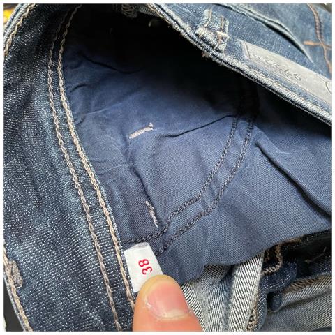 Gonna Mini Elegante Comoda Corta In Jeans Denim Blu Navy Taglia 38 - Foto 7