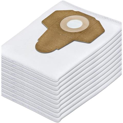 Confezione Da 10 Sacchetti Per Aspirapolvere Compatibili Con Einhell Tc-vc1820, Midea T3 T3flash, Bt-vc 1250s, Inox 1250s - Foto 1