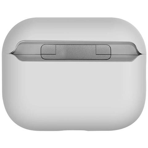 Custodia Per Airpods Pro 3 In Silicone Morbido Antiurto Serie Aircase, Bianco - Foto 4