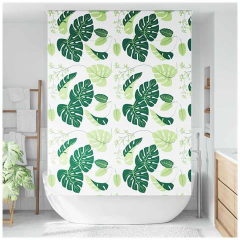 Tenda a Rullo Doccia 150x240 cm Larghezza Tessuto 146 cm - Foto 2