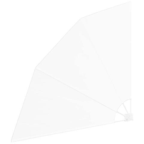 Schermo di Privacy per Balcone Bianco 160 x 160 cm Tessuto - Foto 2