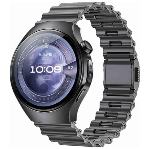Cinturino Per Orologio Da 22 Mm Con Fibbia Magnetica Metal Ocean Compatibile Con Huawei Watch 5/gt6/gt5/pro / 4, Smartwatch Samsung Grey - Foto 1