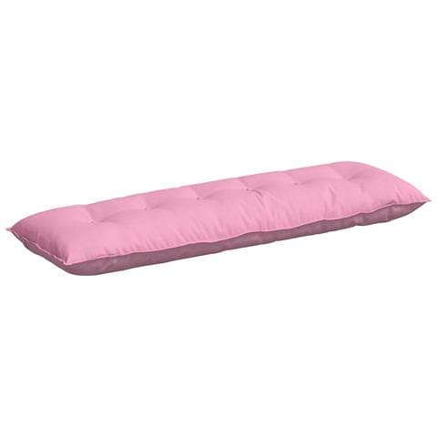 Cuscino per Schiena Rosa 160 x 19 x 50 cm Tessuto - Foto 1