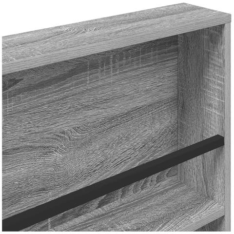 Scaffale per riviste 2 pcs Grigio Sonoma 60 x 12 x 70 cm - Foto 9
