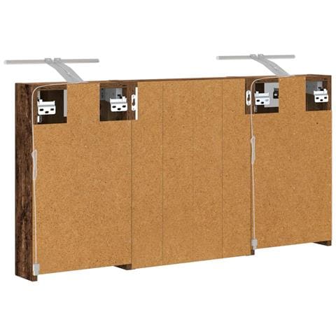 Set di Armadi da Bagno con lo scaffale 3 pcs 100 x 10,5 x 50 cm - Foto 9