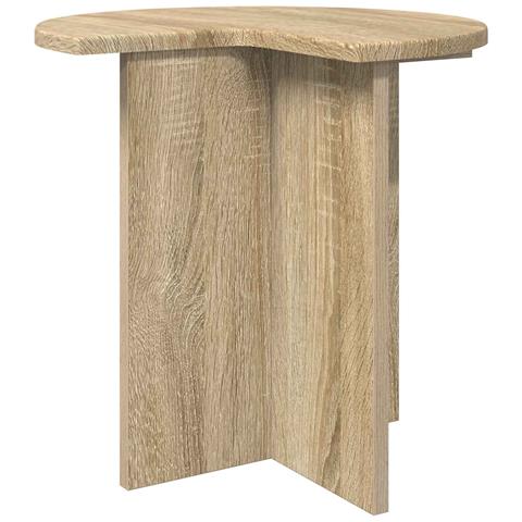Tavolo laterale Rovere Sonoma Ø 39 x 38 cm Legno ingegnerizzato - Foto 1