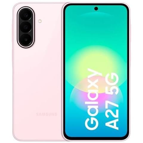 Galaxy A27 5G 128GB 6GB Ram Display 6.7" Super AMOLED FHD+ 120Hz Main Camera 50+5+2MP Selfie 12MP Dual nanoSim (1 eSim) Android 16 Snapdragon 6 Gen3 5000mAh Light Pink - Foto 1