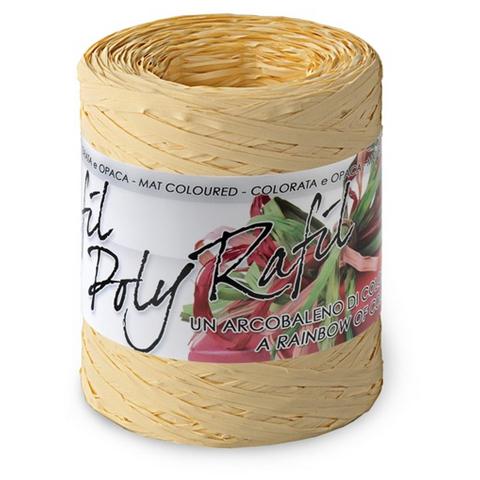 Nastro Rafia in Rotolo 5mm x 200m Naturale - Foto 1