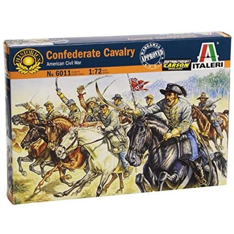 It6011 Confederate Cavalry Raiders Kit 1:72 Modellino - Foto 1
