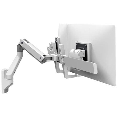 Braccio Serie HX da Parete a Doppio Monitor 32" Portata Max 7.9 Kg Bianco - Foto 4