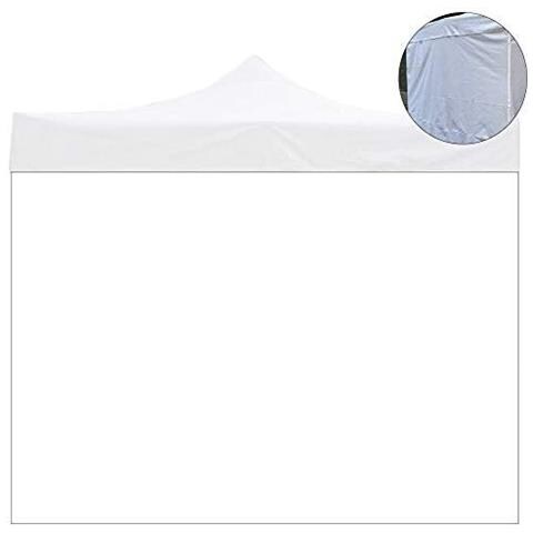 Telo Laterale Per Gazebo 3x3mt Tessuto Oxford 600d Impermeabile 9005/2 - Foto 2