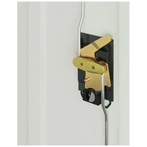 Armadio Metallico Per Ufficio A 2 Ante 90 Cm Grigio - Foto 2