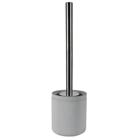 Portascopino Per Wc Ø 105 X H 385 Mm Grigio Cement 10.19162 - Cement 10.19162 - Foto 1