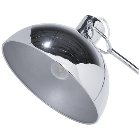 Lampada Da Pavimento In Metallo Cromato 155 Cm Dintel - Foto 25