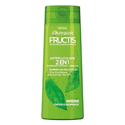 Fructis Antipelliculaire - Shampoo Fortificante Antiforfora 2 in 1 per Capelli Normali 250 ml,  set Da 4 - Foto 1