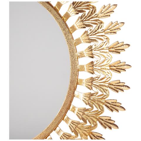 Specchio Da Parete Tondo Ø60 Cm In Oro Vorey - Foto 23