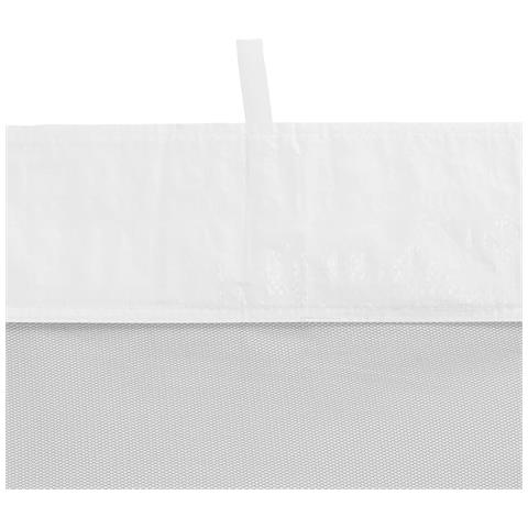 Pareti per Tendostruttura 2 pz Bianco e Nero in Rete - Foto 4