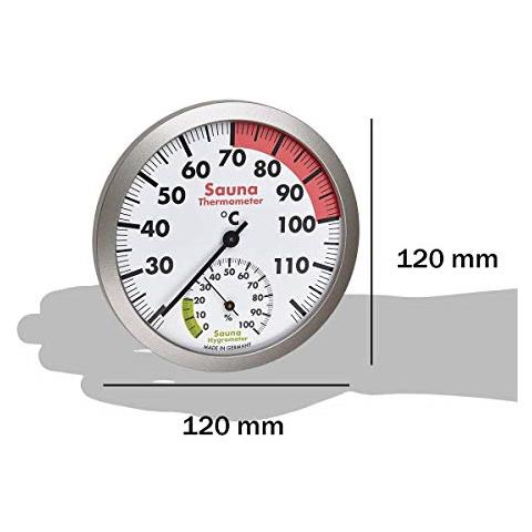 Termoigrometro Analogico Per Sauna Con Materiali Resistenti Al Calore, Temperatura Dell'aria - Foto 2