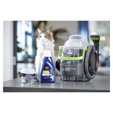 BISSELL Pulitore a Vapore SpotClean Pet Pro Capacità 2 9 L Potenza 750 Watt Colore Nero / Grigi / Verde IV10834