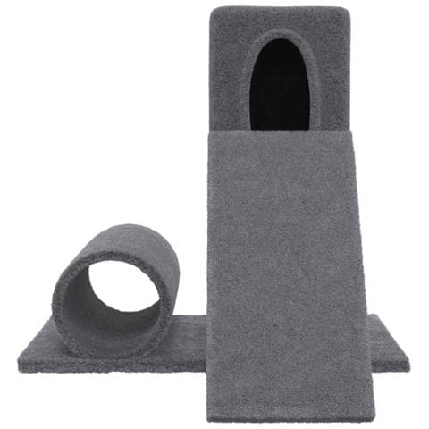 Albero Per Gatti Con Tiragraffi In Sisal Grigio Scuro 59 Cm - Foto 2