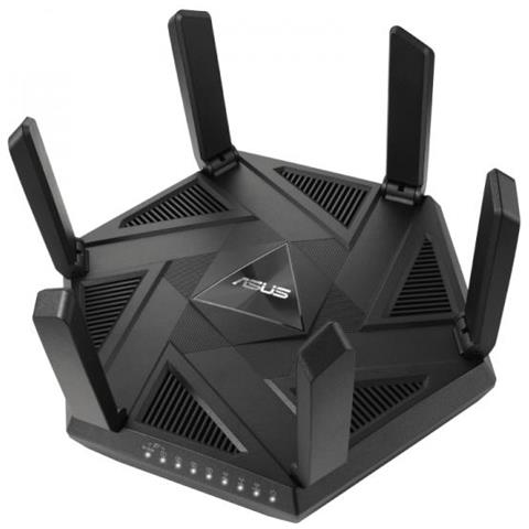 Router Wireless RT-AXE7800 Tri Band 802.11ax 3 x BasiT RJ45 10/100/1000 (Gigabit) per LAN + 1 x RJ45 10/100/1000 (Gigabit) BaseT LAN /WAN + 1 x 1 RJ45 10/100/1000/2000/2500 (2,5 Gbit) LAN /WAN - Foto 1