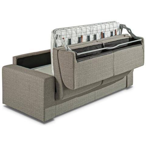 Divano Letto, Modello Mimosa, Ottimo Compromesso Tra Il Classico Divano E Il Divano Letto, Materasso 140x195xh14 Cm, Dimensioni Divano 198x87xh86 Cm - Foto 3