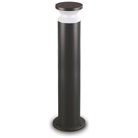 Piantana Da Terra Contemporaneo Torre Alluminio Nero 1 Luce E27 15w Ip44 - Foto 1