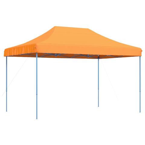 Tenda Da Festa Pieghevole Pop-up Arancione 292x292x315 Cm - Foto 2