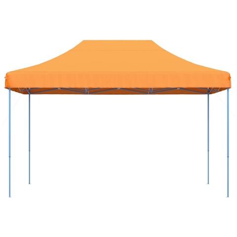 Tenda Da Festa Pieghevole Pop-up Arancione 292x292x315 Cm - Foto 3