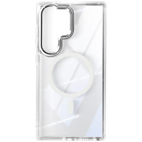 Cover Magsafe Per Samsung S24 Ultra Semirigida Bordo Metallizzato - Foto 1