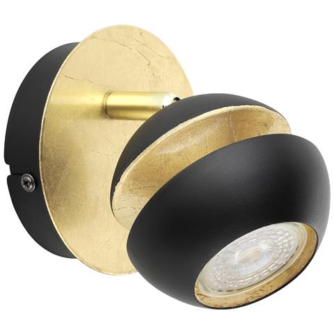 Spot Moderno Nocito In Acciaio Nero 1 Luce Gu10 3w Ip20 - Foto 1